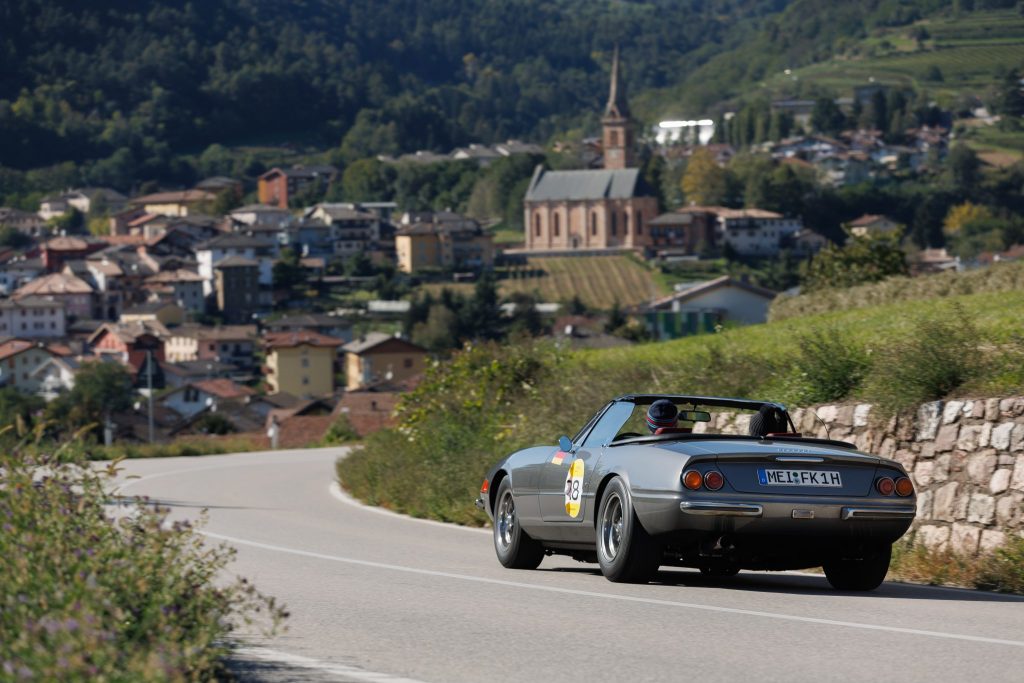 Four classic Ferraris curated by Schaltkulissee at this year's Cavalcade Classiche.